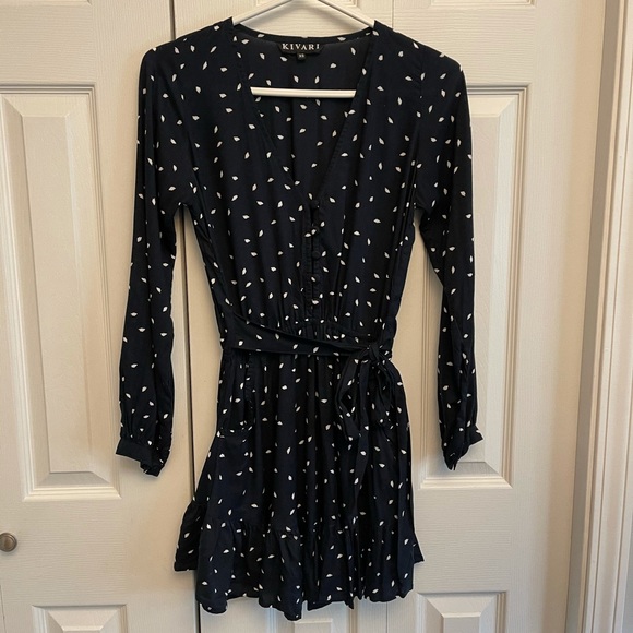 Kivari Tikal Longsleeve Mini Wrap Dress - Picture 2 of 5